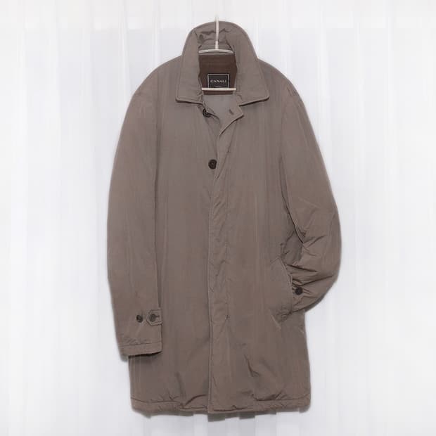 까날리 이태리 테크쉘 구스다운 클래식 패딩 코트 (50 / 100+)
