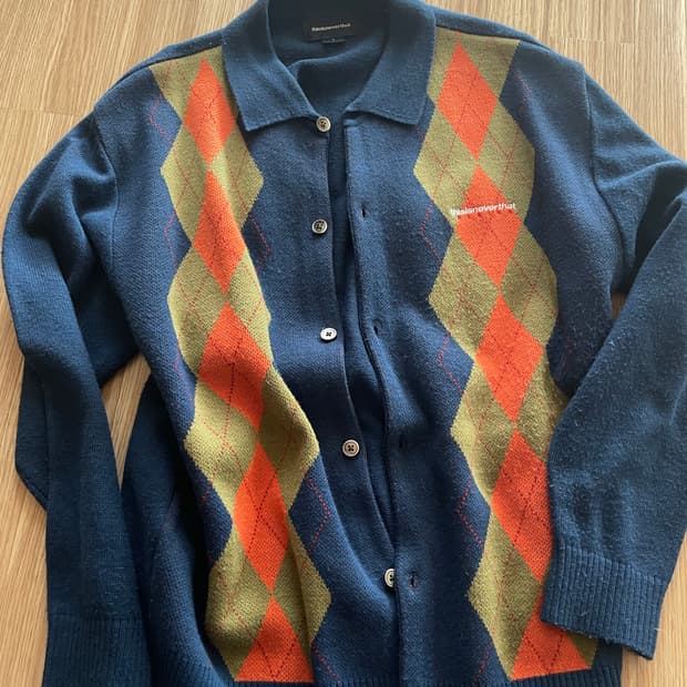 디스이즈네버댓 아가일 가디건 L