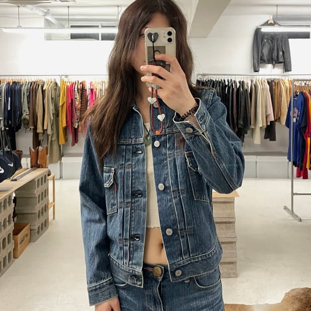 BEAMS BOY 2way denim jacket 빔즈보이 데님 자켓