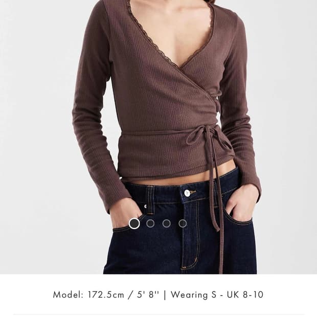 Asos 아소스 miss selfridge 랩 가디건 