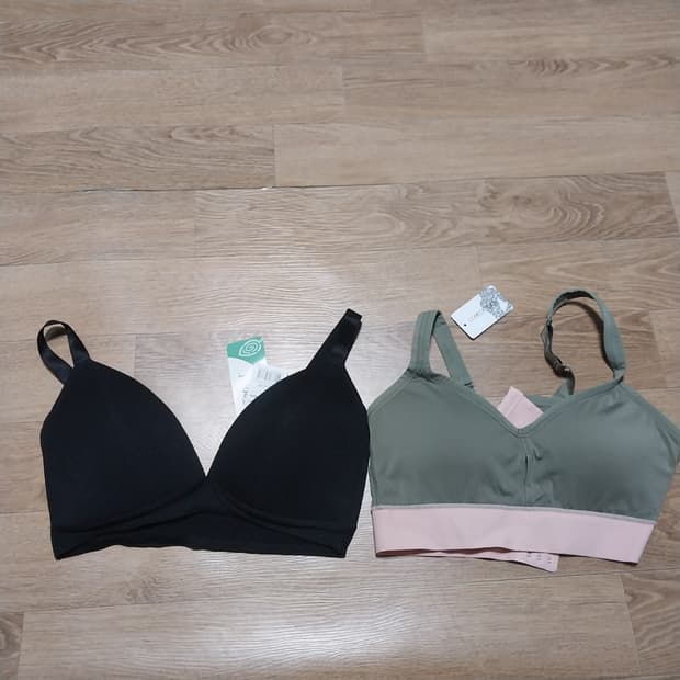 미사용 브라 2벌 95G 노와이어