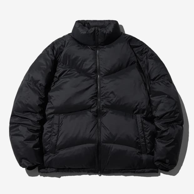 어반디타입 에센셜 푸퍼 덕다운 숏 패딩_블랙 m