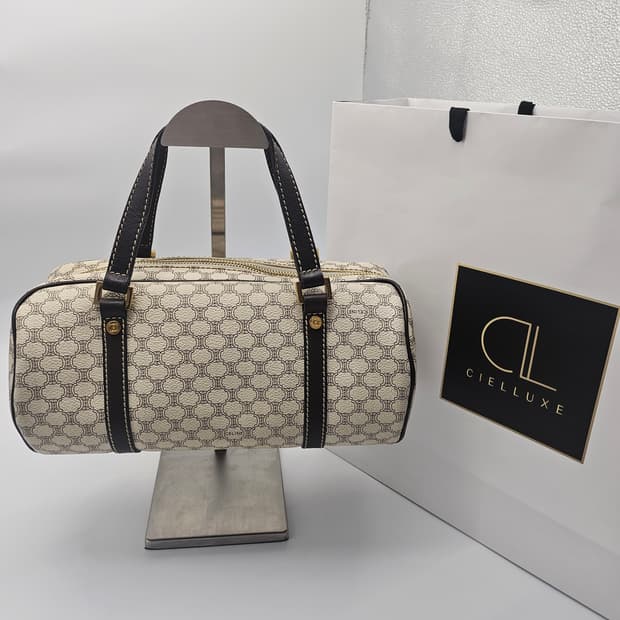 정품 셀린느 마카담 블라종 미니 원통백