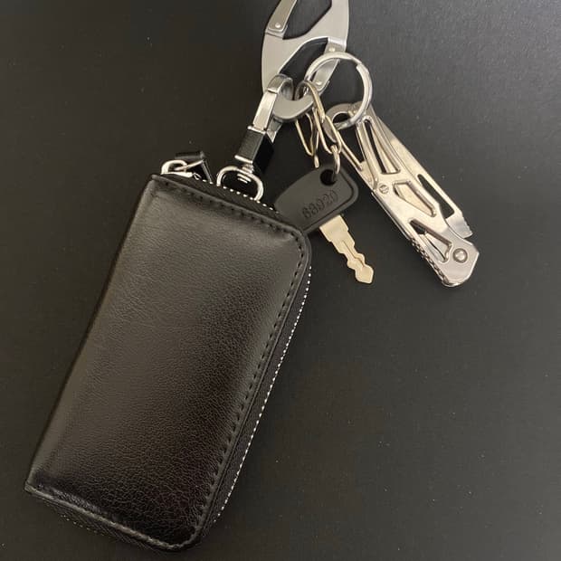 레더 키케이스 키링