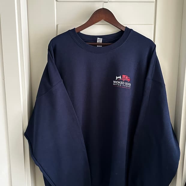 Wicked Good Moving Company 프린트 스웻셔츠