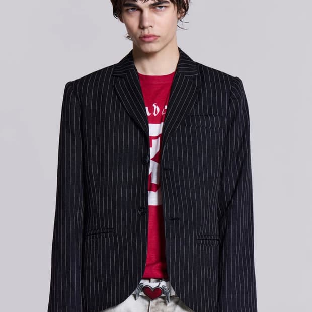 제이디드 런던 스트라이프 자켓