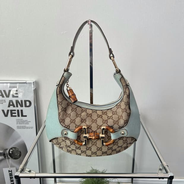 구찌 뱀부 아말피 숄더백