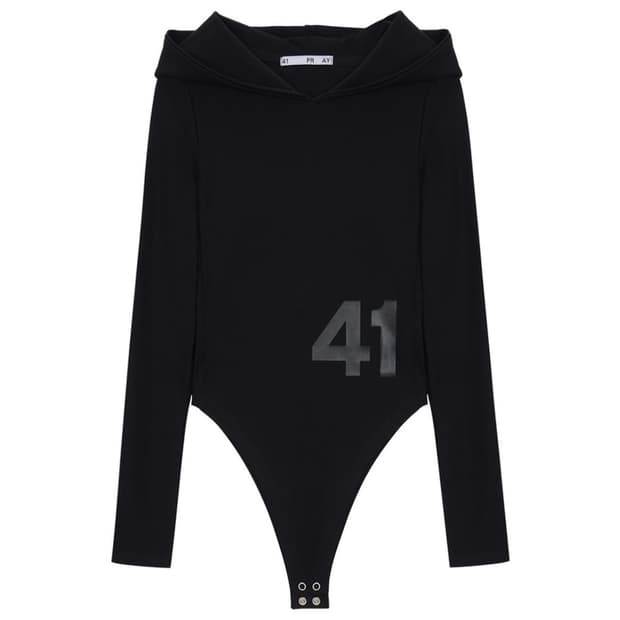 사일프레이 Hoodie Bodysuit / Black