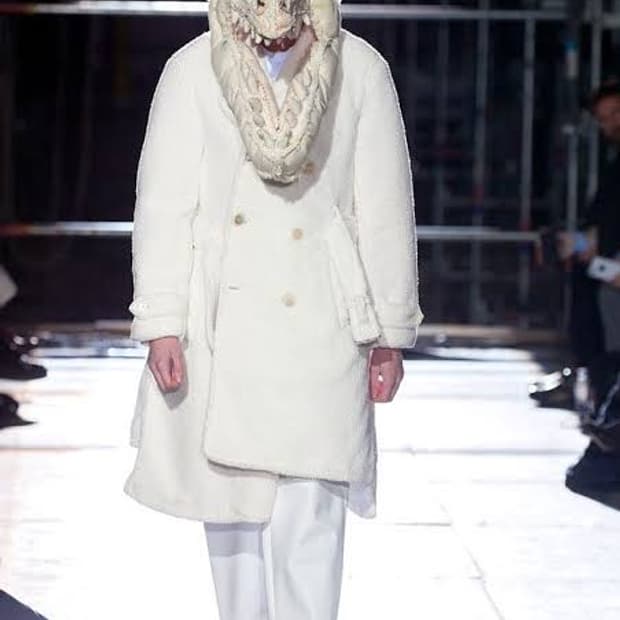 comme des garcons homme plus 시어링 코트 M