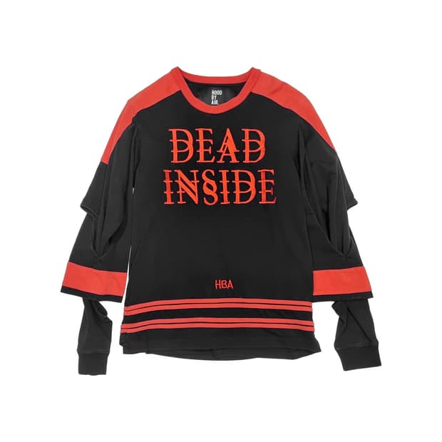 후드바이에어 - 17SS DEADINSIDE 투웨이 풀오버 - 블랙- S
