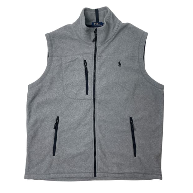 [새상품] 폴로 랄프로렌 플리스 조끼 그레이 XL