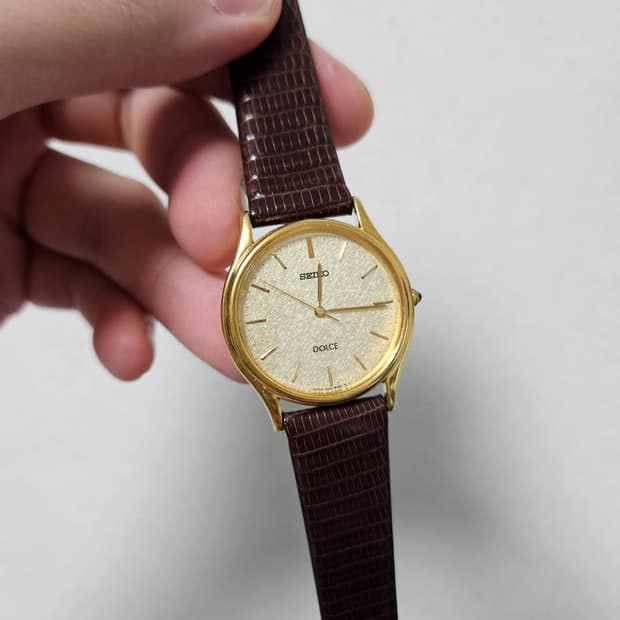 90s 세이코 돌체 빈티지 쿼츠 시계 Seiko Dolce
