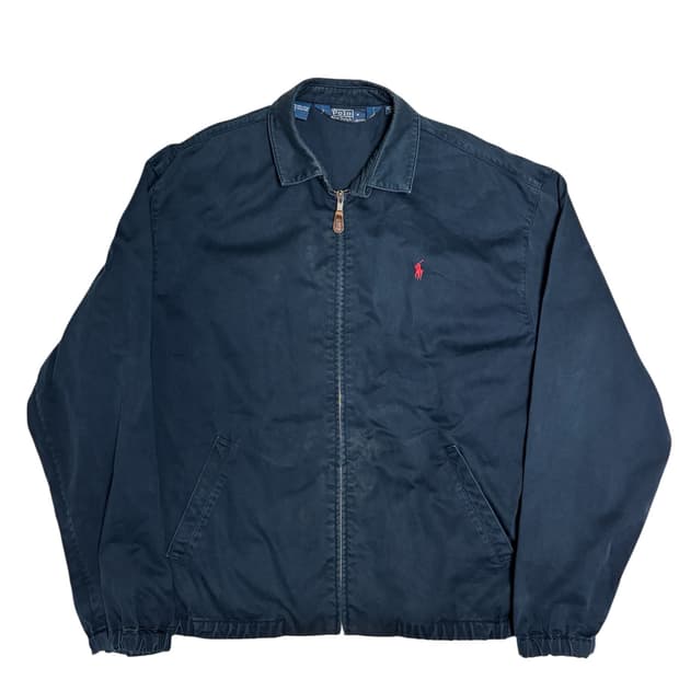 폴로 랄프로렌 코튼쉘 스윙톱 네이비 블루종 자켓 L