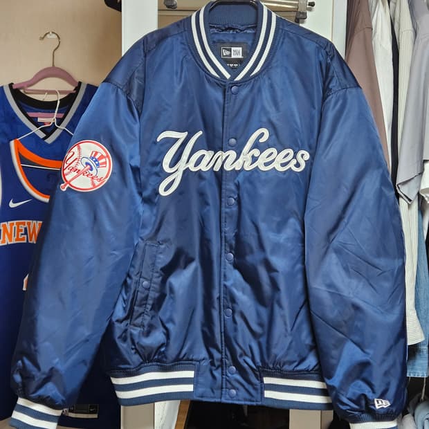 뉴에라) 스타디움 자켓_네이비/XL