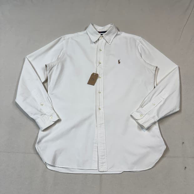 M) 폴로 랄프로렌 클래식핏 화이트 옥스포드 셔츠 T92