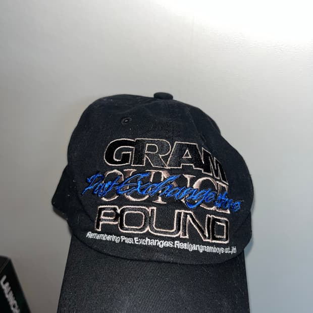 그램아운스파운드 볼캡 블랙