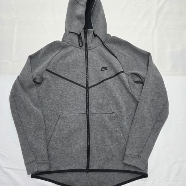 [정품/XL105] 나이키 테크 플리스 후드집업 그레이
