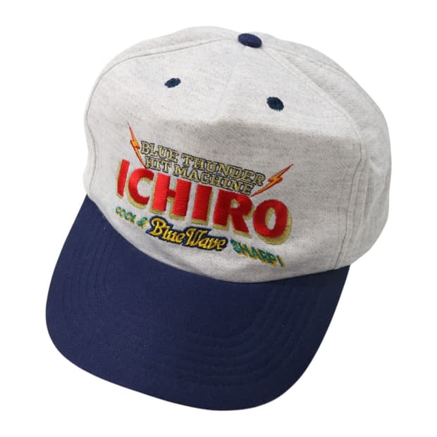 90s 오릭스 블루웨이브 빈티지 이치로 자수 볼캡