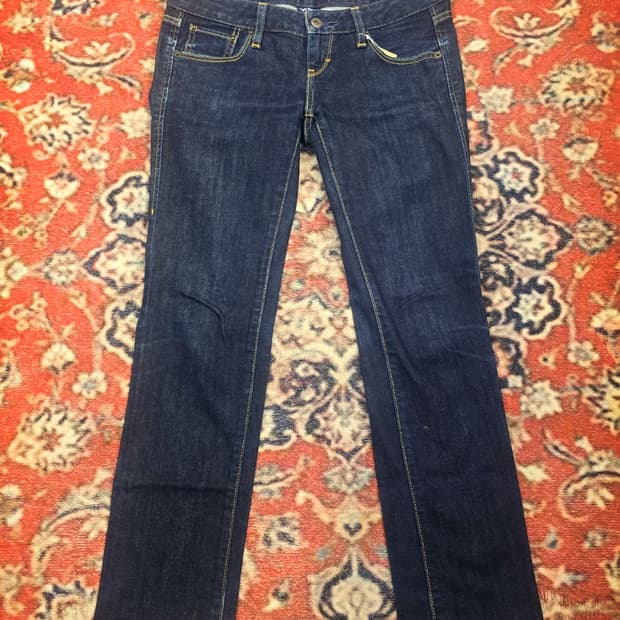 Levi's리바이스 로우라이즈(Low Rise) 생지골반데님팬츠