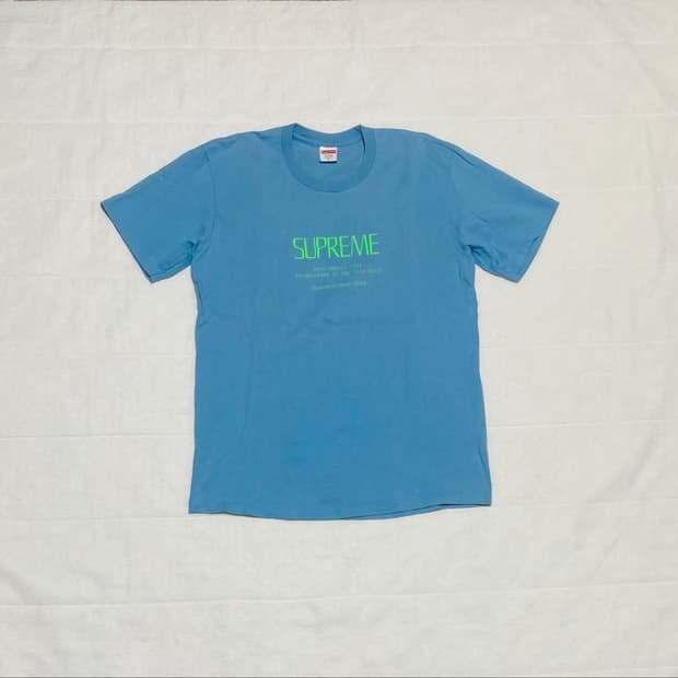 (M)슈프림 20SS Anno Domini Tee 라이트블루