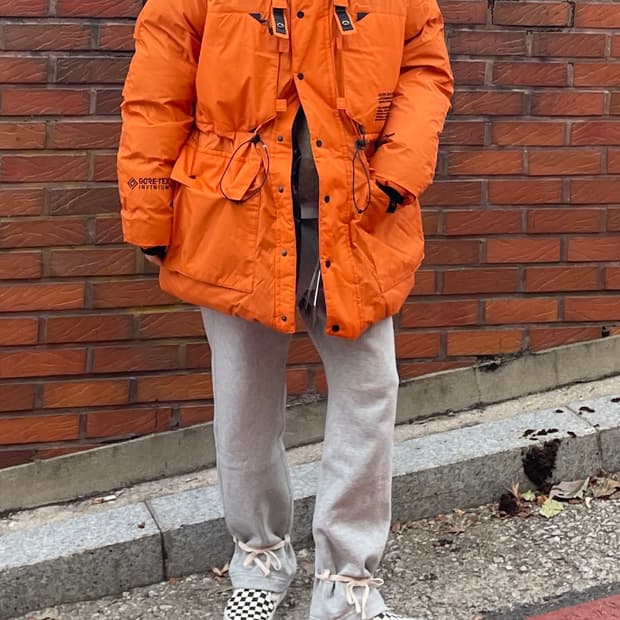 [M] 올리브드랩서비스 ods 밀레 아틱 파카 블랙 패딩