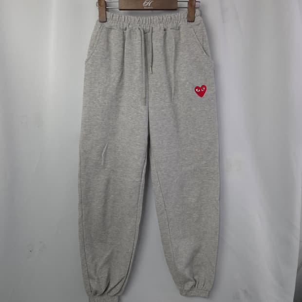 여 프리(~26) 꼼데가르송 로고 조거팬츠 스웻팬츠 트레이닝 바지 