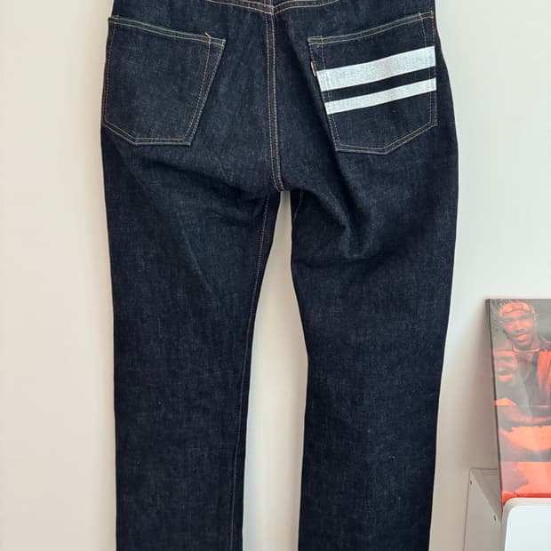 [32] 모모타로진 셀비지 데님팬츠