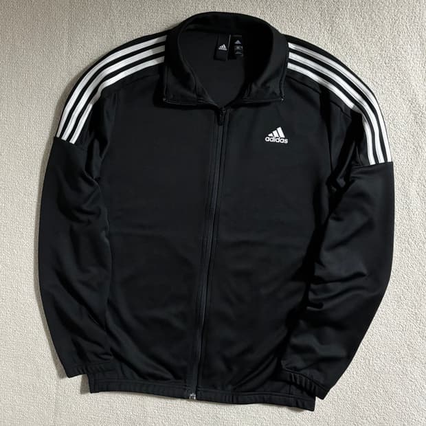 아디다스 블랙 화이트 기본 져지