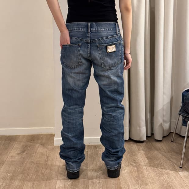 돌체앤가바나 빈티지 스트레이트 데님 팬츠 32inch
