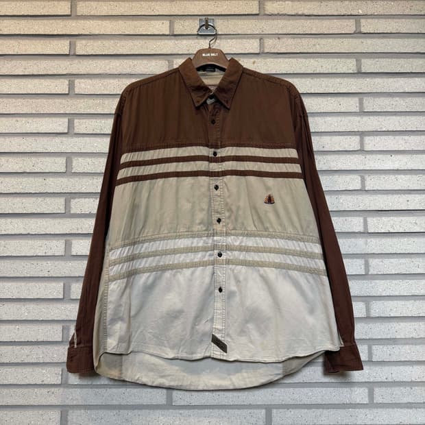 USA VINTAGE 스트라이프 배색 셔츠