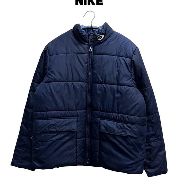 나이키 올드스쿨 솜 패딩 자켓 네이비