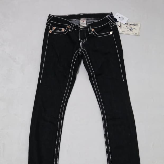 TRUE RELIGION 트루릴리전 블랙 스키니 팬츠