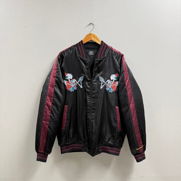 남성 105-110 / 빈티지 스컬 스카잔 