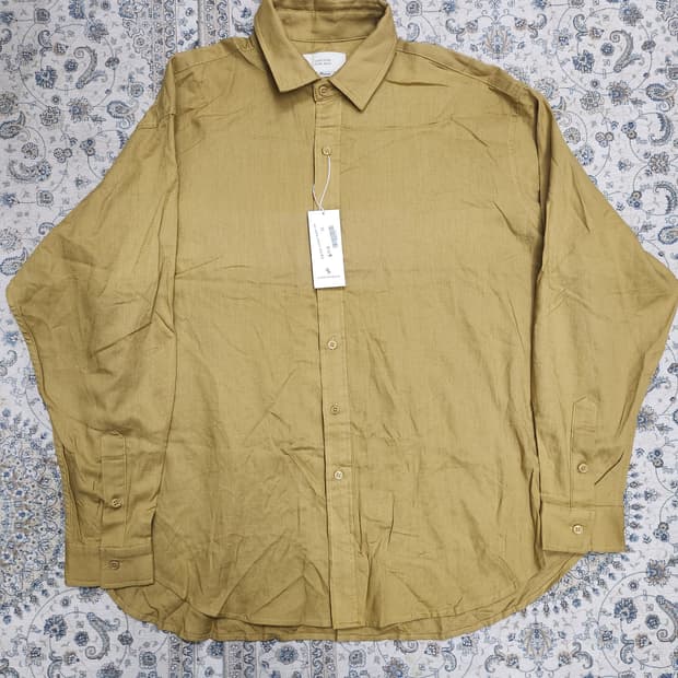 (새상품) 라퍼지스토어 텐셀 린넨 셔츠 M (크게나옴) (105-110)