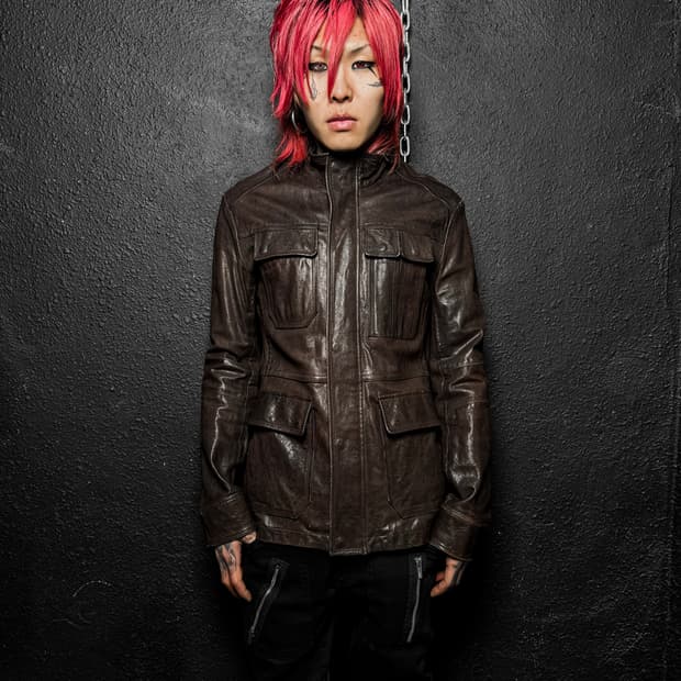 Brown Multi Pocket Leather Jacket