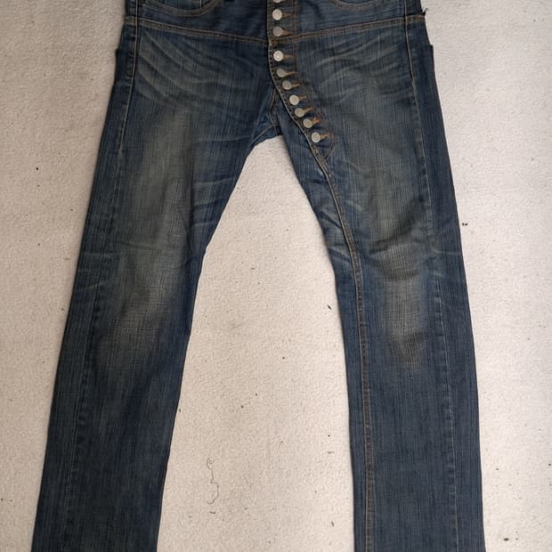 빈티지 데님팬츠 