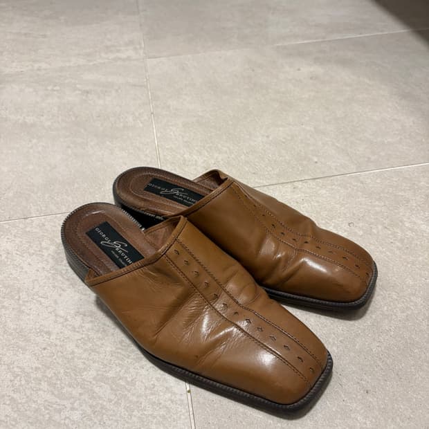 빈티지 레더 뮬 270사이즈 쿠반