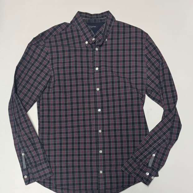 타미 Tommy 힐피거 클래식 체크셔츠 L