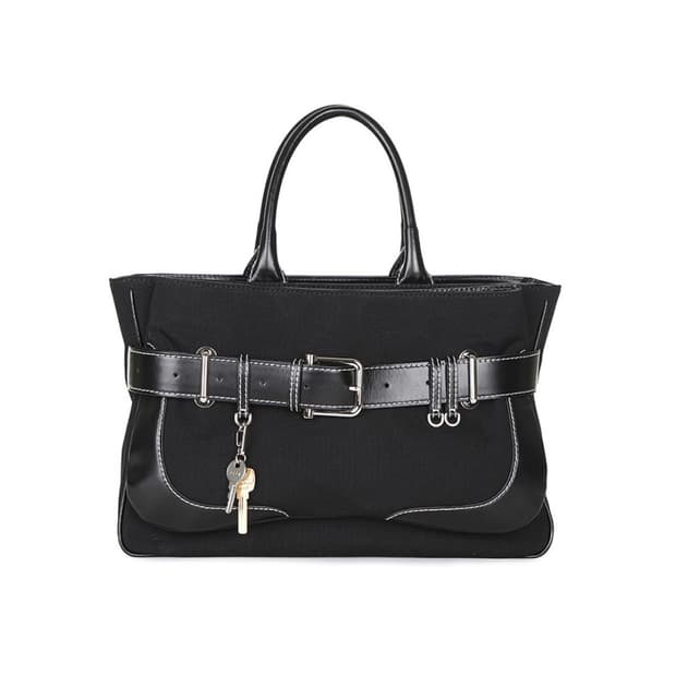 오소이 tote brocle (canvas black)