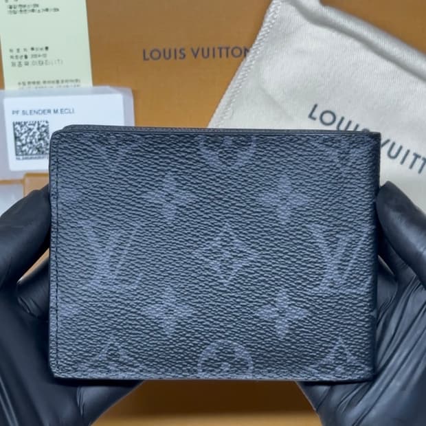루이비통 슬렌더 월릿 모노그램 이클립스