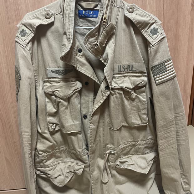 폴로 소령야상 베이지 M