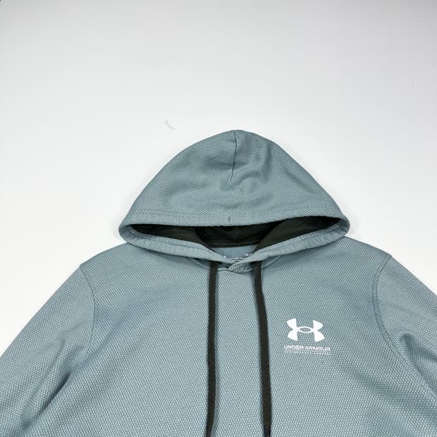 언더아머 트레이닝 카키 백로고 후드티 (L)