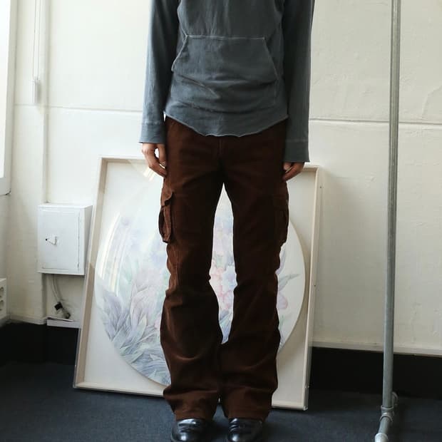 Lee 브라운 카고 부츠컷 팬츠