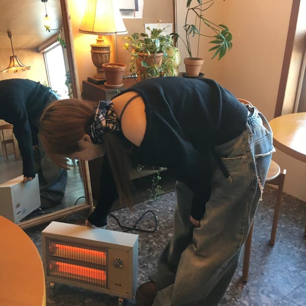 아워캐비넷 wat damage denim pants