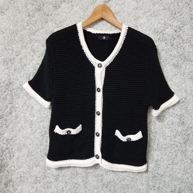 509A [M] BAM B OLA 여성  반팔 가디건