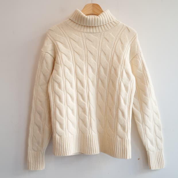 SHIPS 쉽스 케이블 울 터틀넥