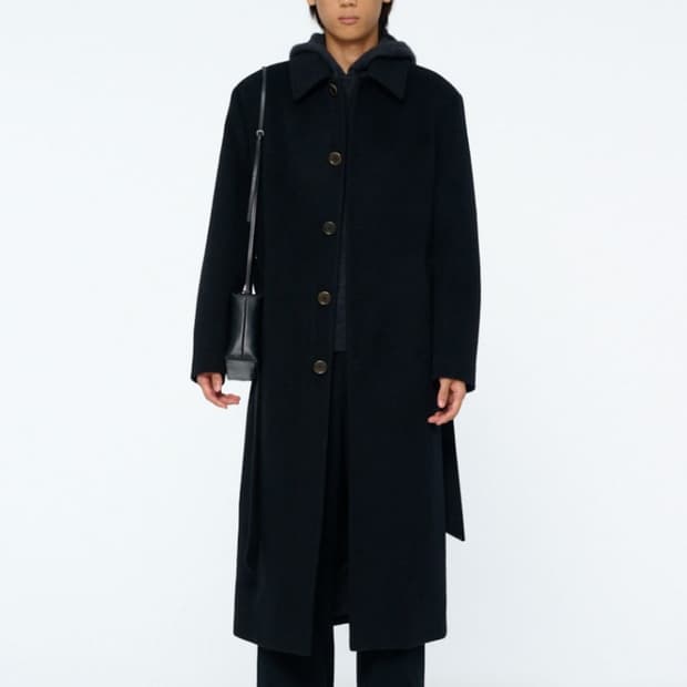 M) 25fw 아모멘토 싱글 브레스티드 코트