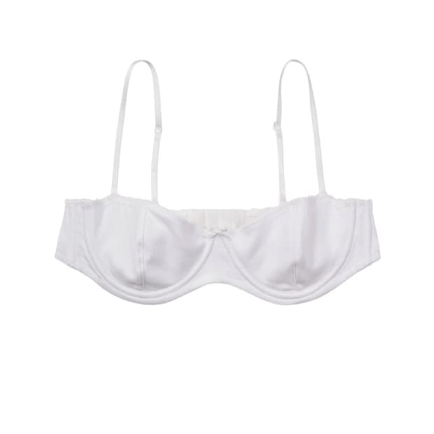 Demi Cup Bra (White) 