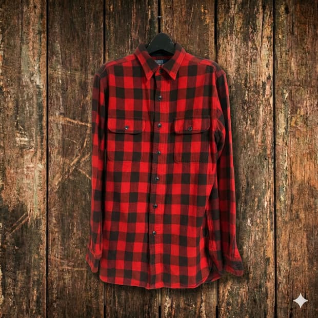 폴로 랄프로렌 체크 셔츠 (90’s)