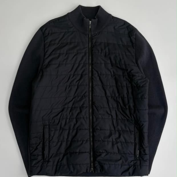 [XL] 마시모두띠 네이비 경량 니트 패딩